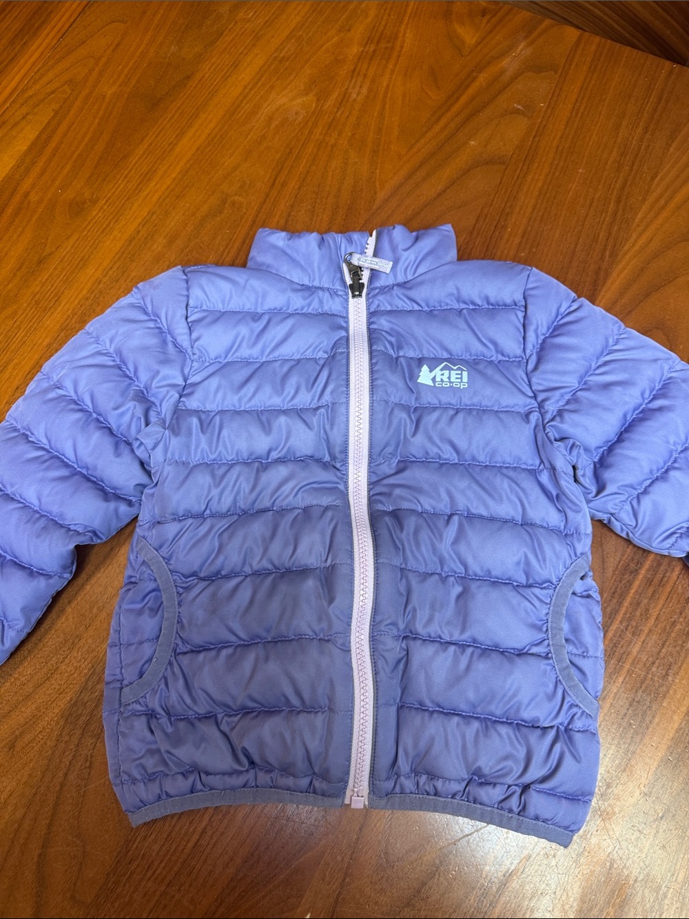 REI Kids Lavender Puffer Jacket